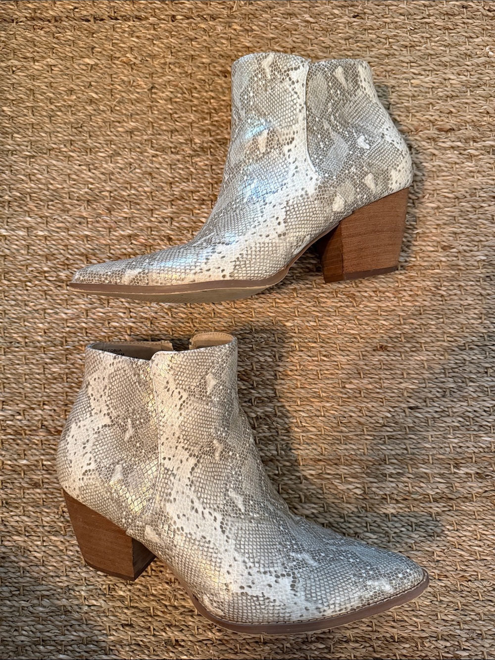 Matisse Women’s Snake-Print Ankle Boot